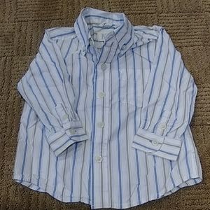 The Childrens place striped button down, 18 mos